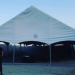 Framed Marquee Tent Setup in Butterworth