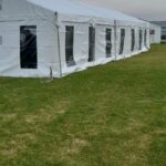 Framed Marquee Tent setup on grass